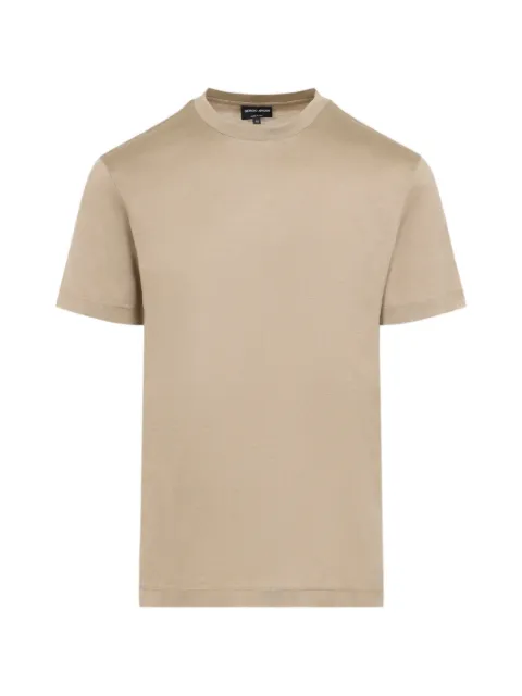 Giorgio Armani round neck silk t-shirt