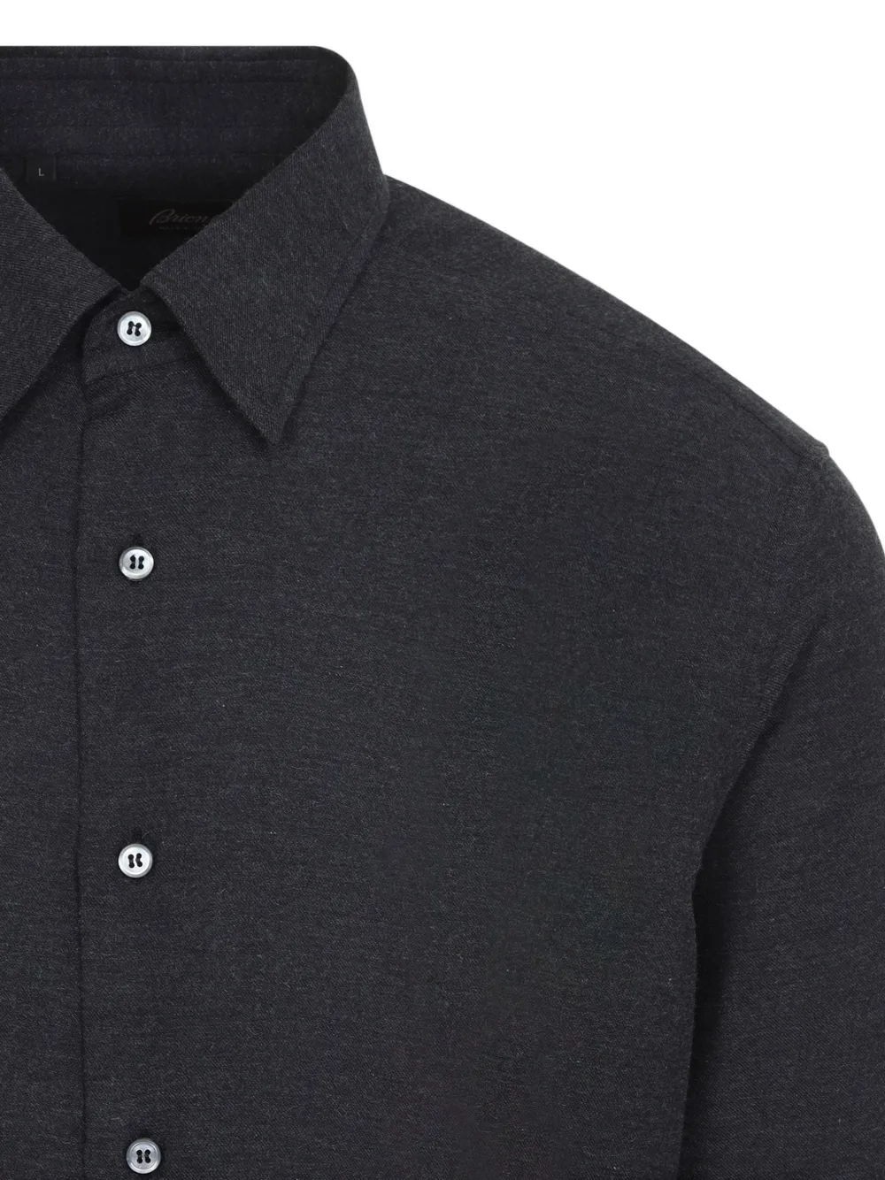 Brioni Overhemd met lange mouwen Grijs