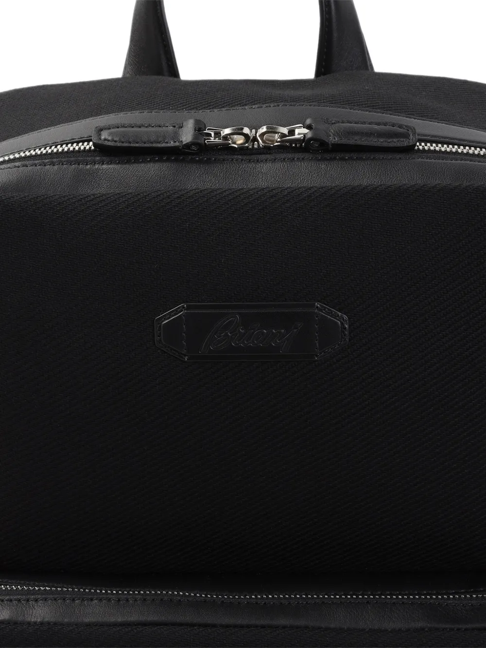 Brioni Rugzak met logopatch Zwart