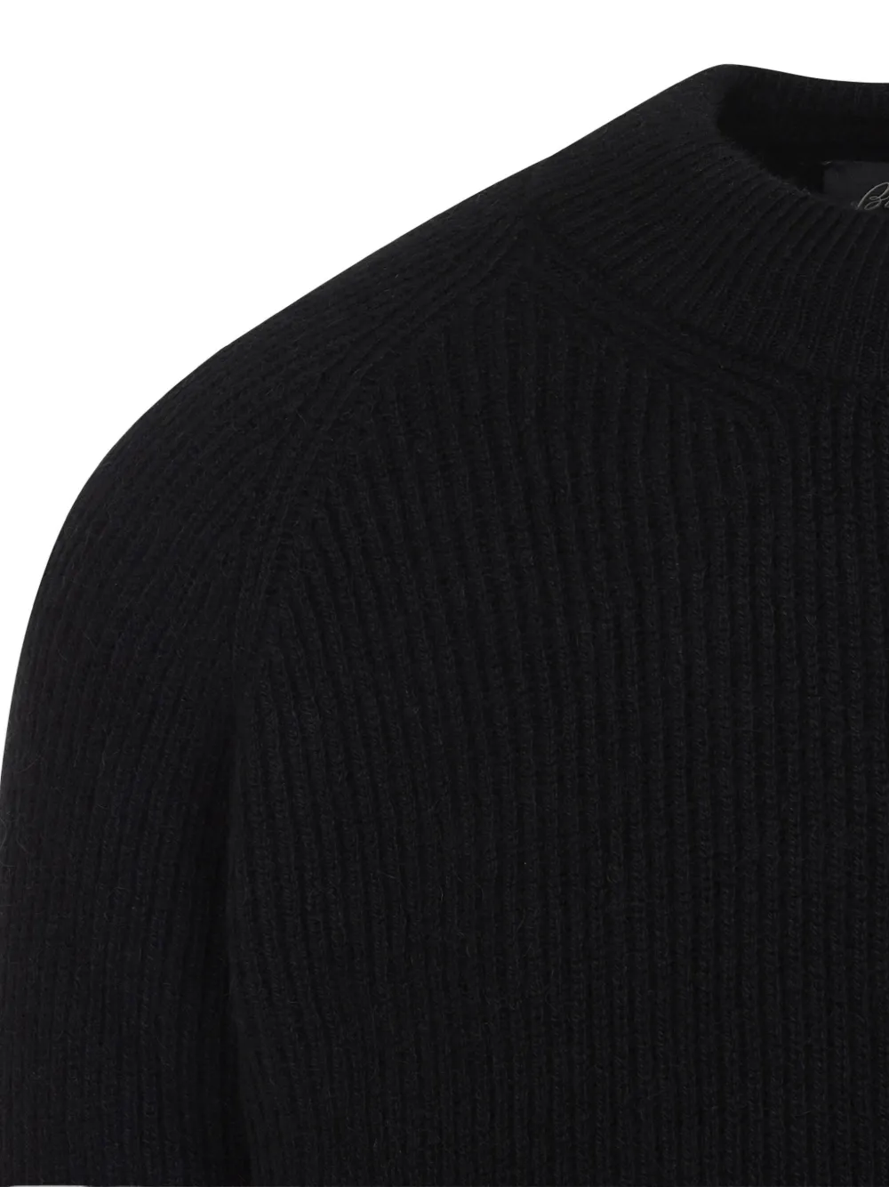 Brioni Ribgebreide trui Zwart