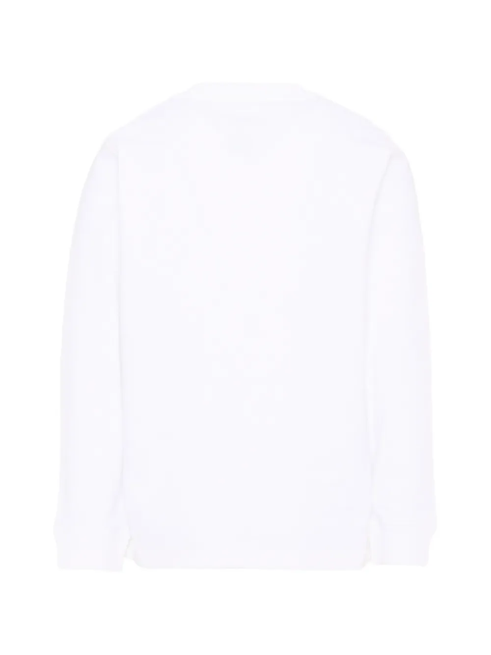 New Balance Kids T-shirt met lange mouwen en logo-print Wit