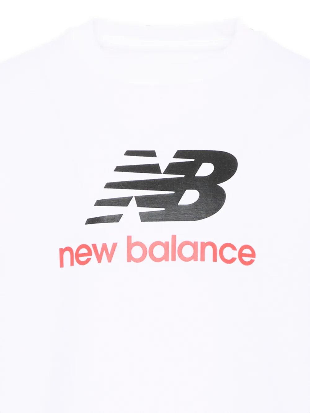New Balance Kids T-shirt met lange mouwen en logo-print Wit