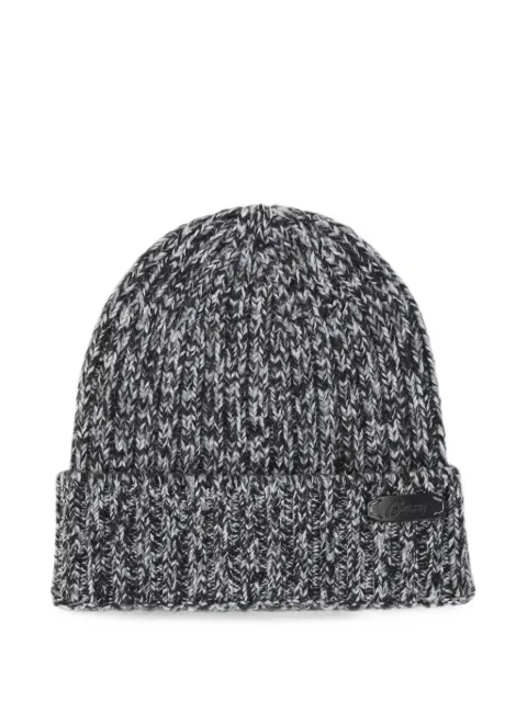 Brioni ribbed-knit wool beanie hat