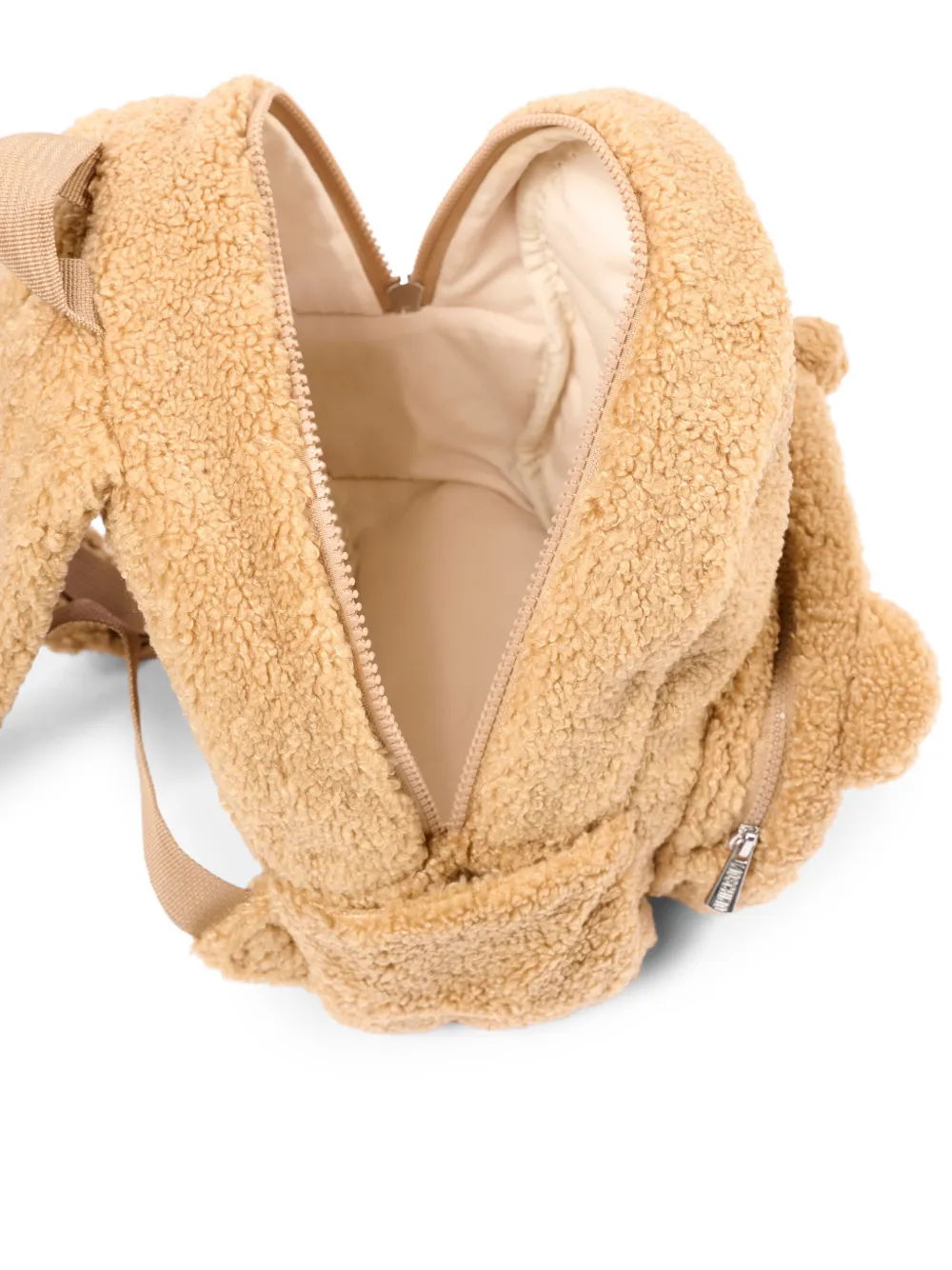 Moschino Kids Teddy Bear rugzak van imitatie-shearling Beige