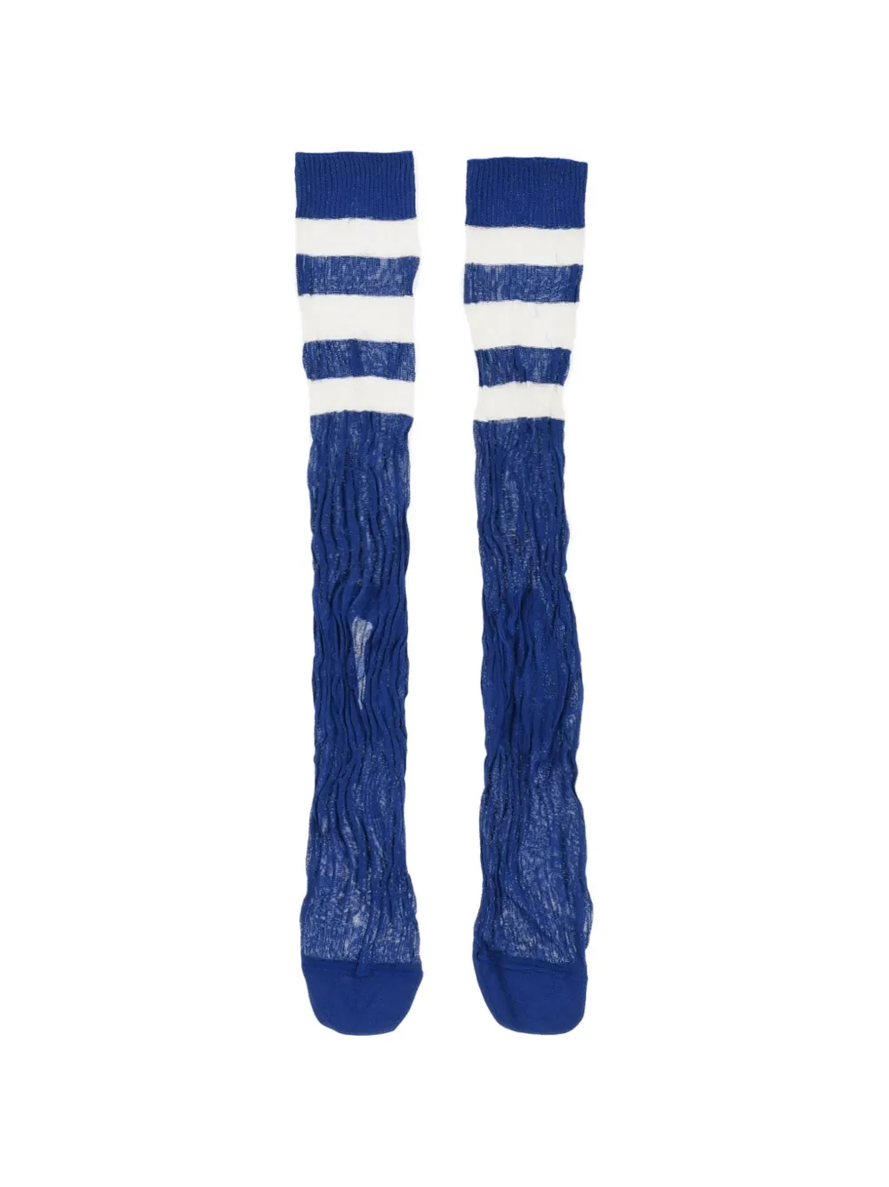 DSQUARED2 Gestreepte sokken met uitgesneden details Blauw