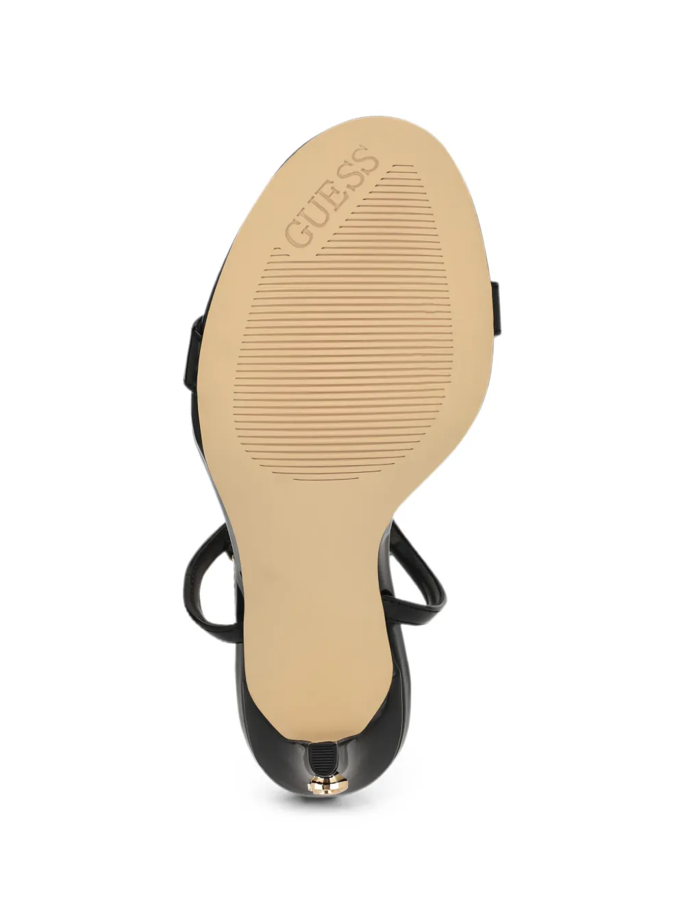 GUESS USA Miamy chain-link ankle-strap sandals Zwart