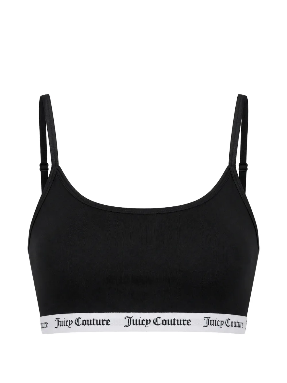 Juicy Couture Bralette con scollo ampio - Nero