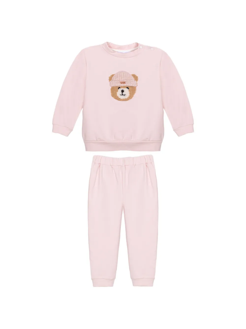 Patachou bear-patch tracksuit - Rosa