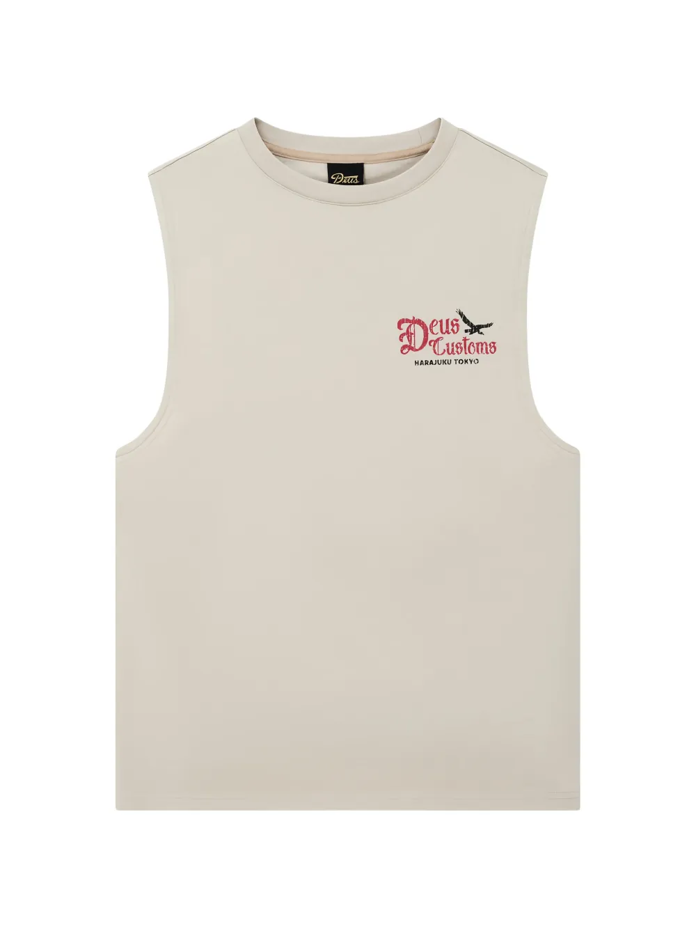 Deus Ex Machina Beep-Beep Muscle logo-print tank top - Nude