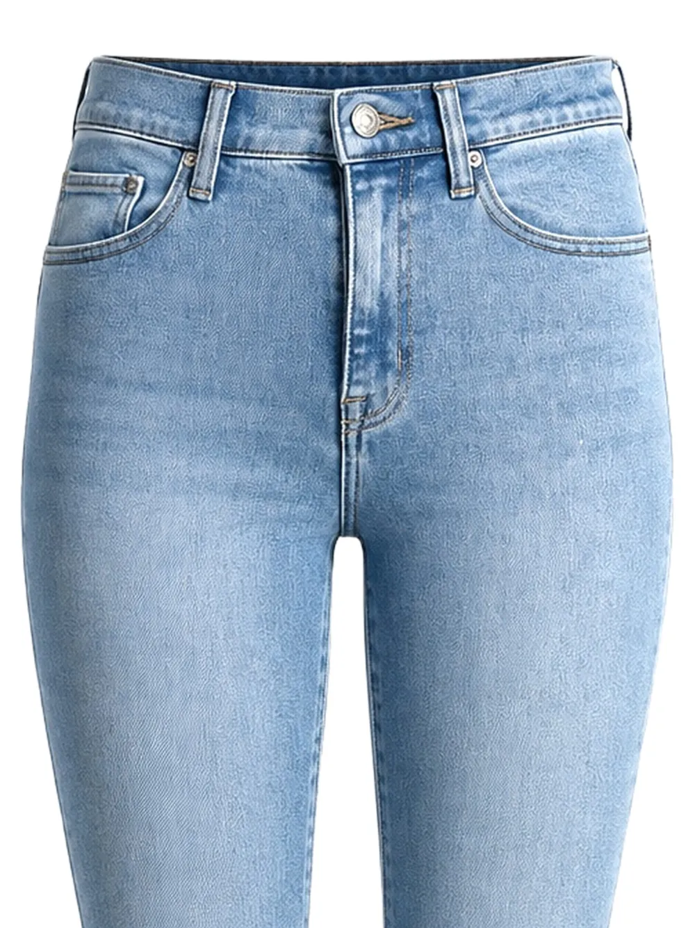 DKNY High waist skinny jeans Blauw