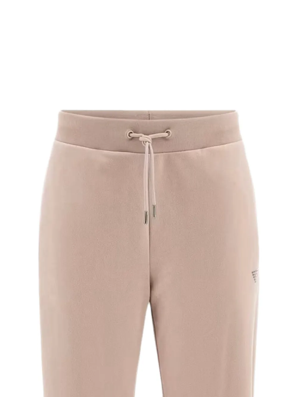 GUESS USA Couture straight-leg velvet track pants Roze