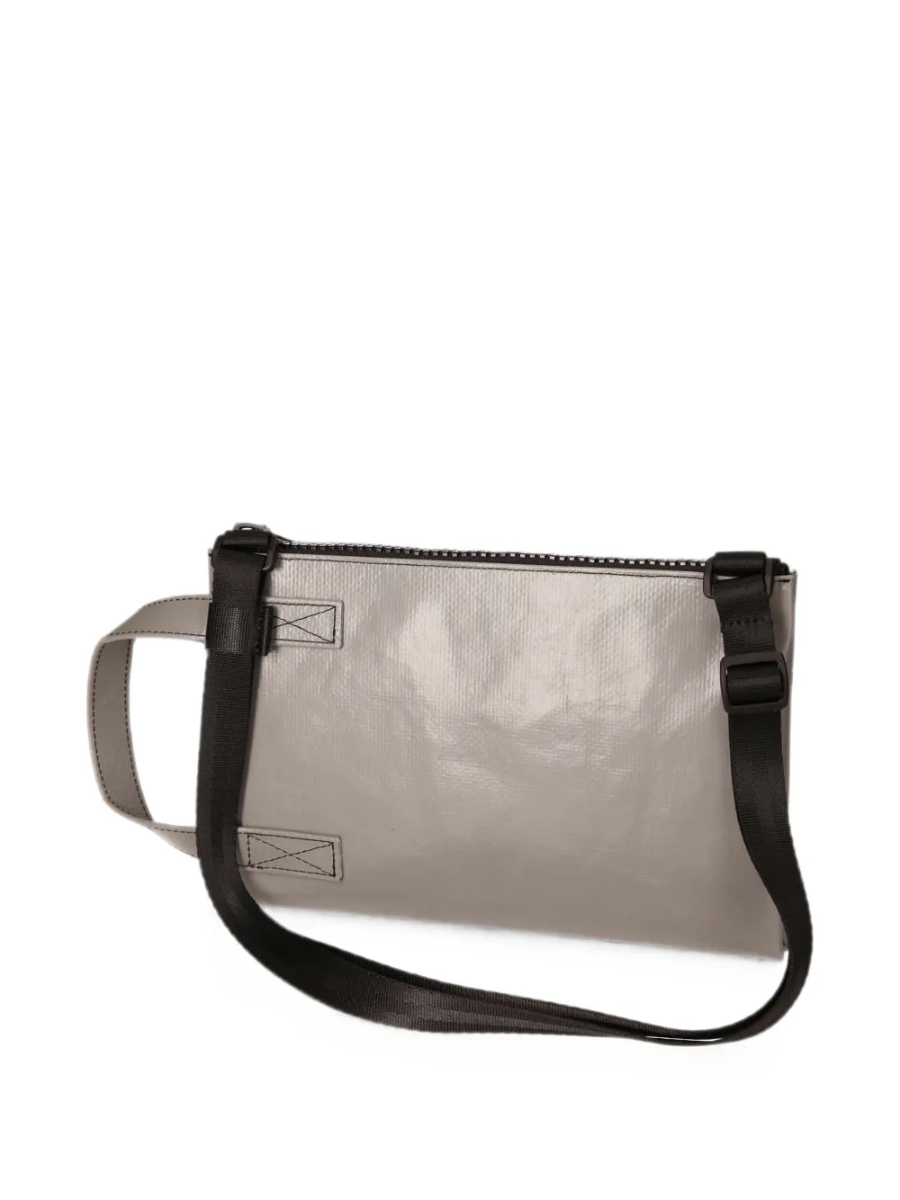 FREITAG Extra kleine Eddie crossbodytas met logopatch Grijs