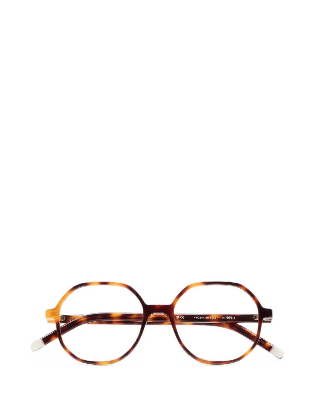 Kaleos Murphy Geometric-frame Glasses In Brown
