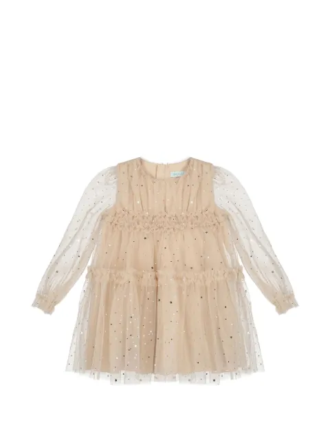 Abel & Lula star-print ruffled dress