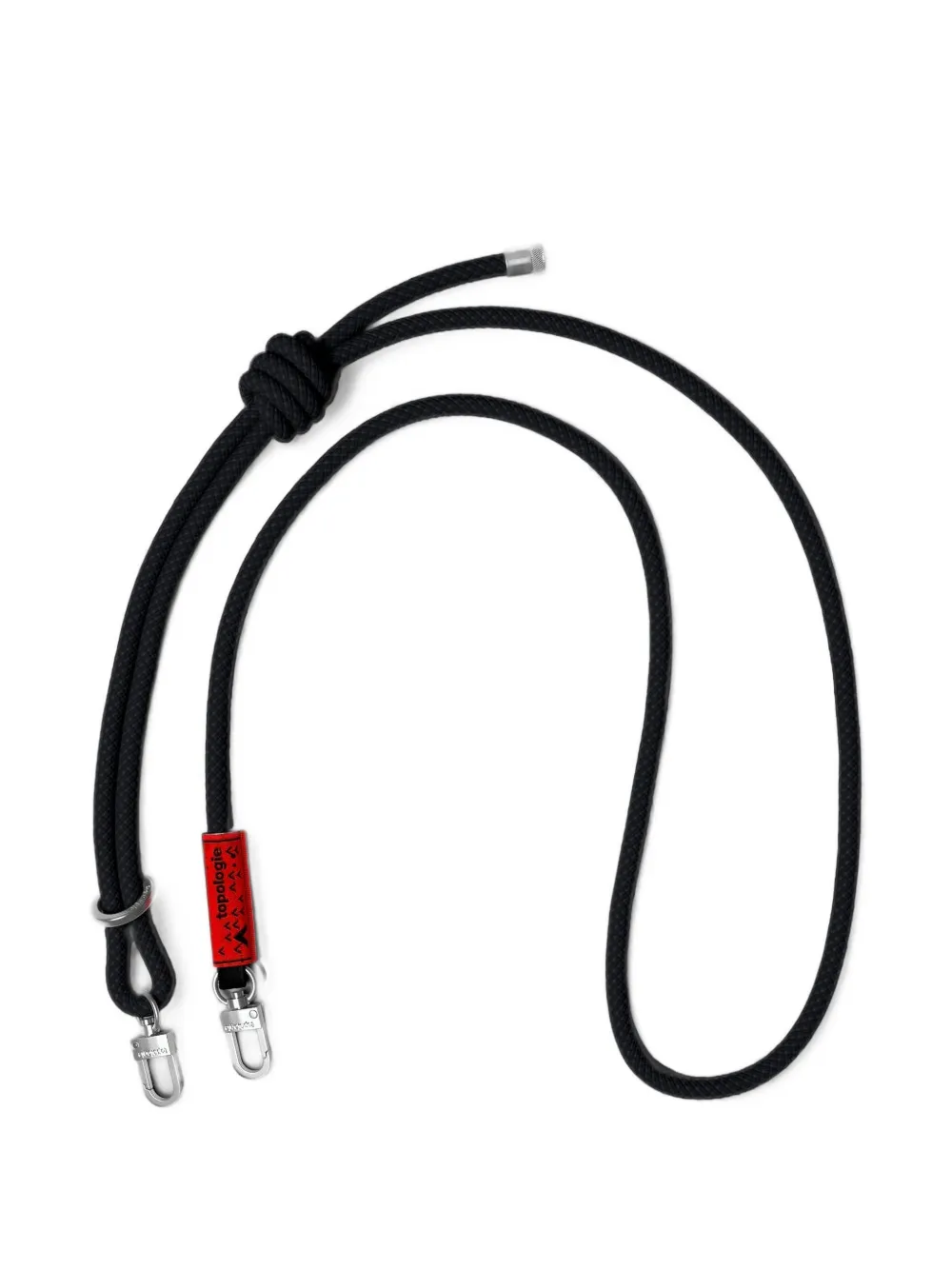 Topologie 8mm Knot-detail Rope Strap In 블랙