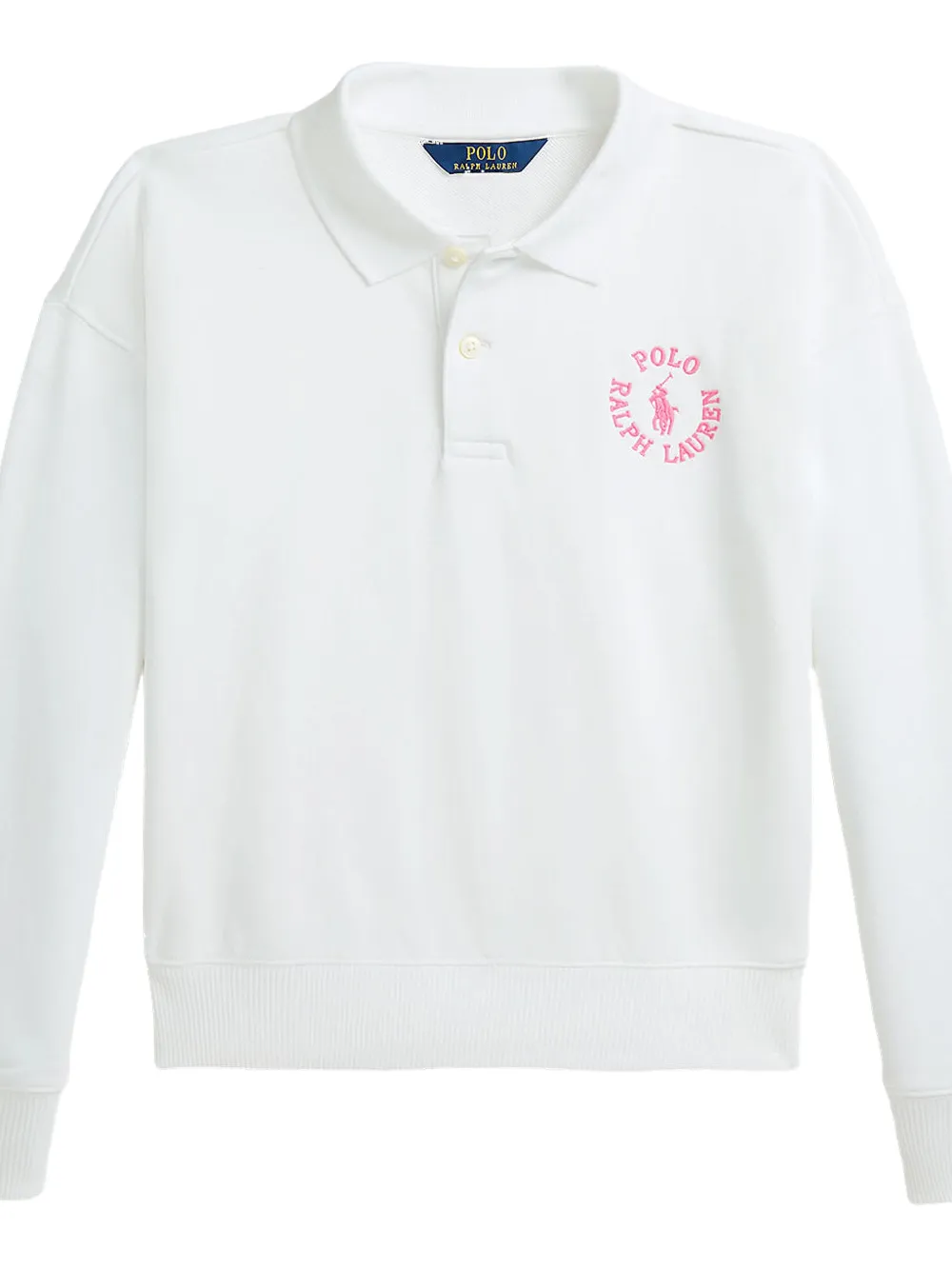 POLO RALPH LAUREN KIDS Sweater met geborduurd logo Wit