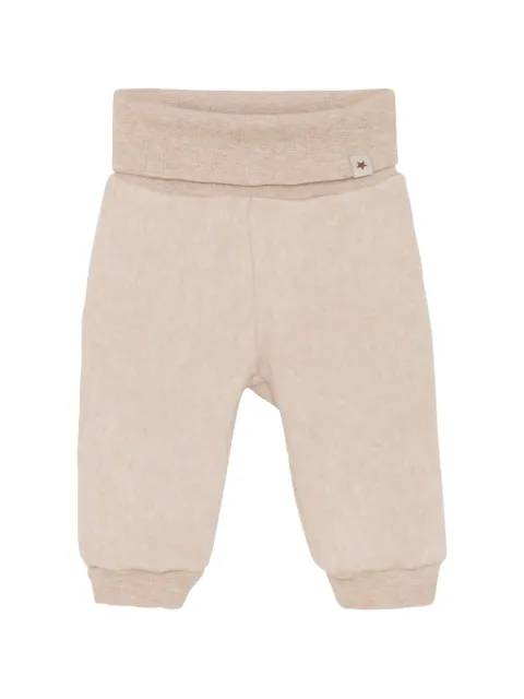 HUTTEliHUT fleece-texture elasticated-waistband tracksuit bottoms