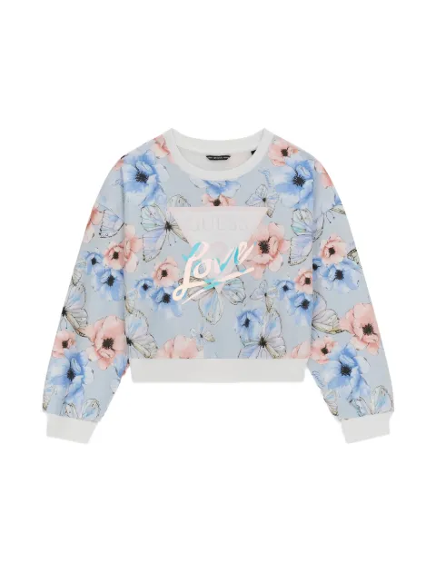 GUESS USA sudadera con logo estampado