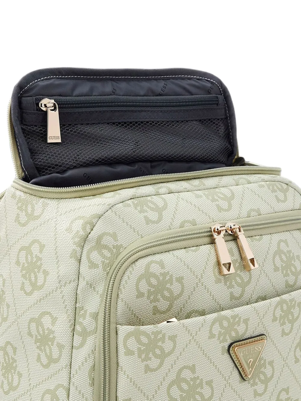 GUESS USA Berta rugzak met logo-print Groen