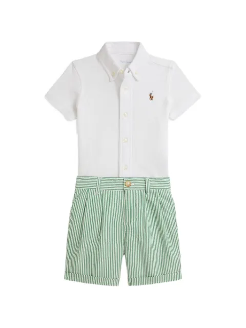 POLO RALPH LAUREN KIDS short Oxford en maille