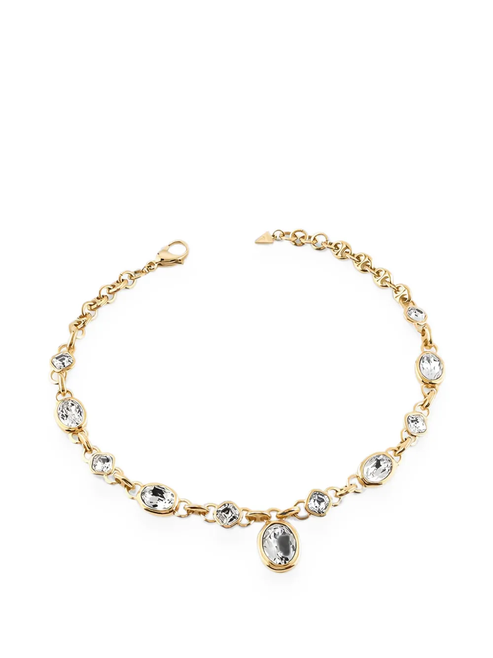 GUESS USA Mamounia crystal-embellished chain necklace - Oro