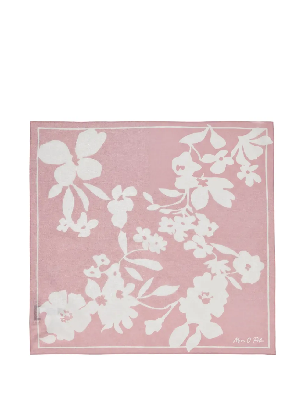 Marc O'Polo Foulard a fiori - Rosa