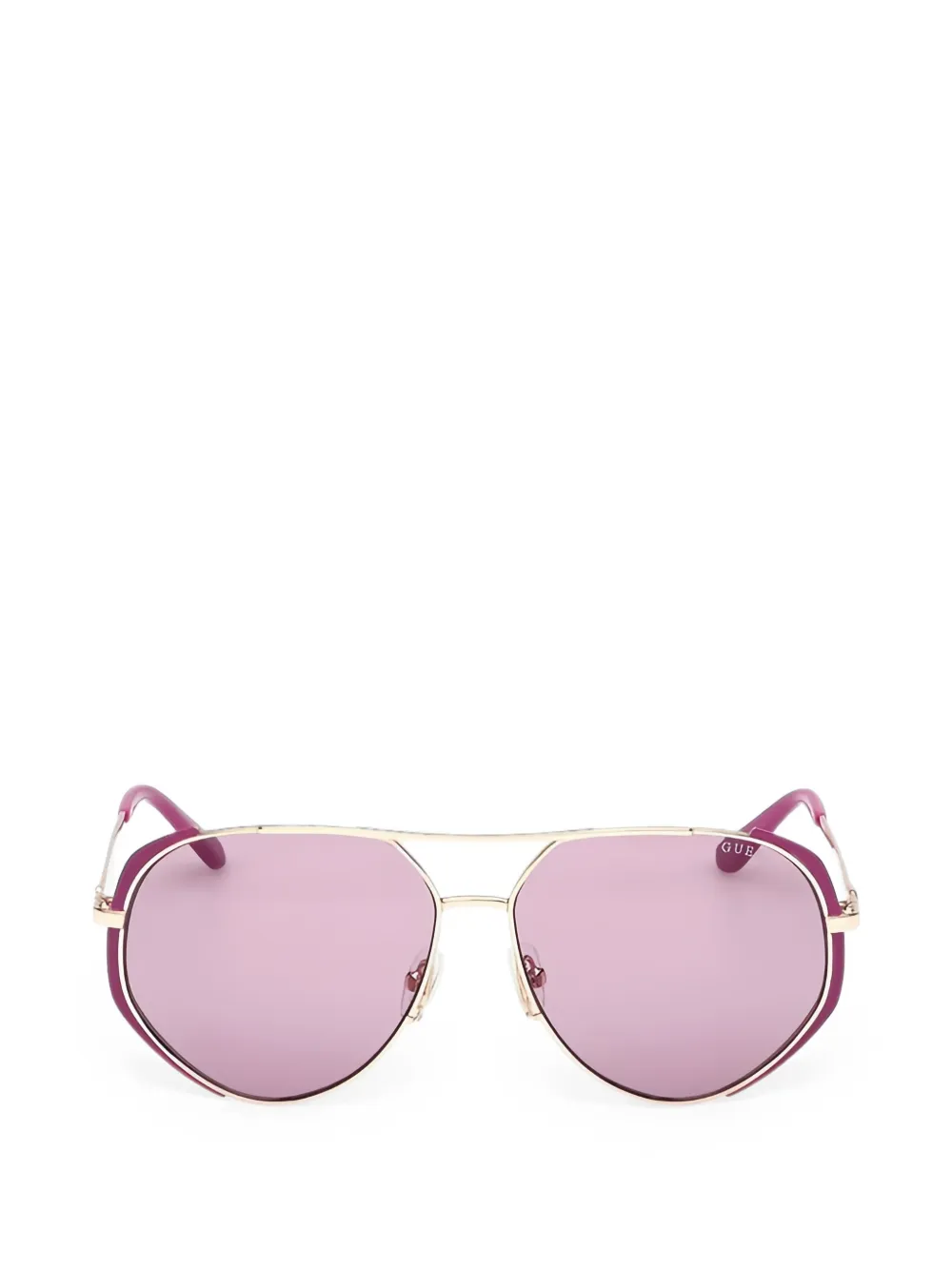 GUESS USA Gumball G pilot-frame sunglasses - Oro
