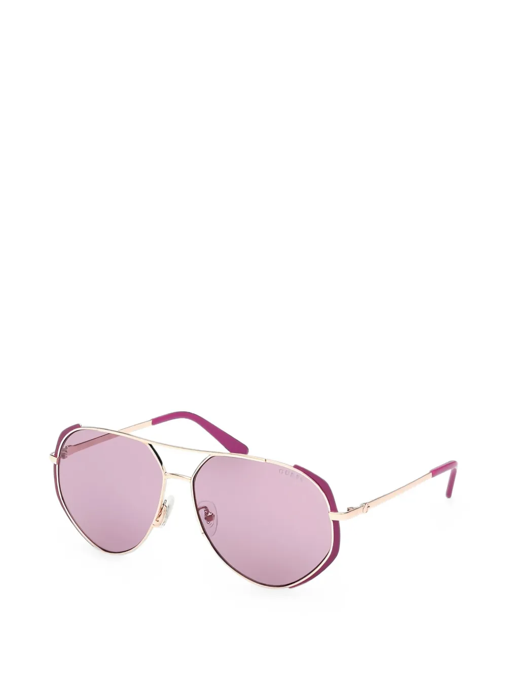 GUESS USA Gumball G pilot-frame sunglasses Goud