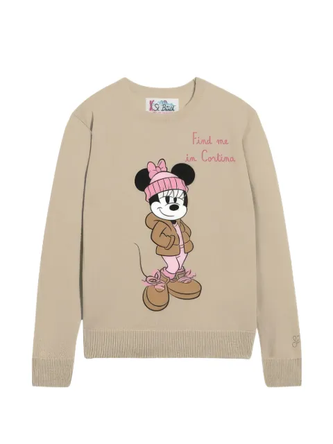MC2 Saint Barth Kids cartoon-print ribbed-knit sweater