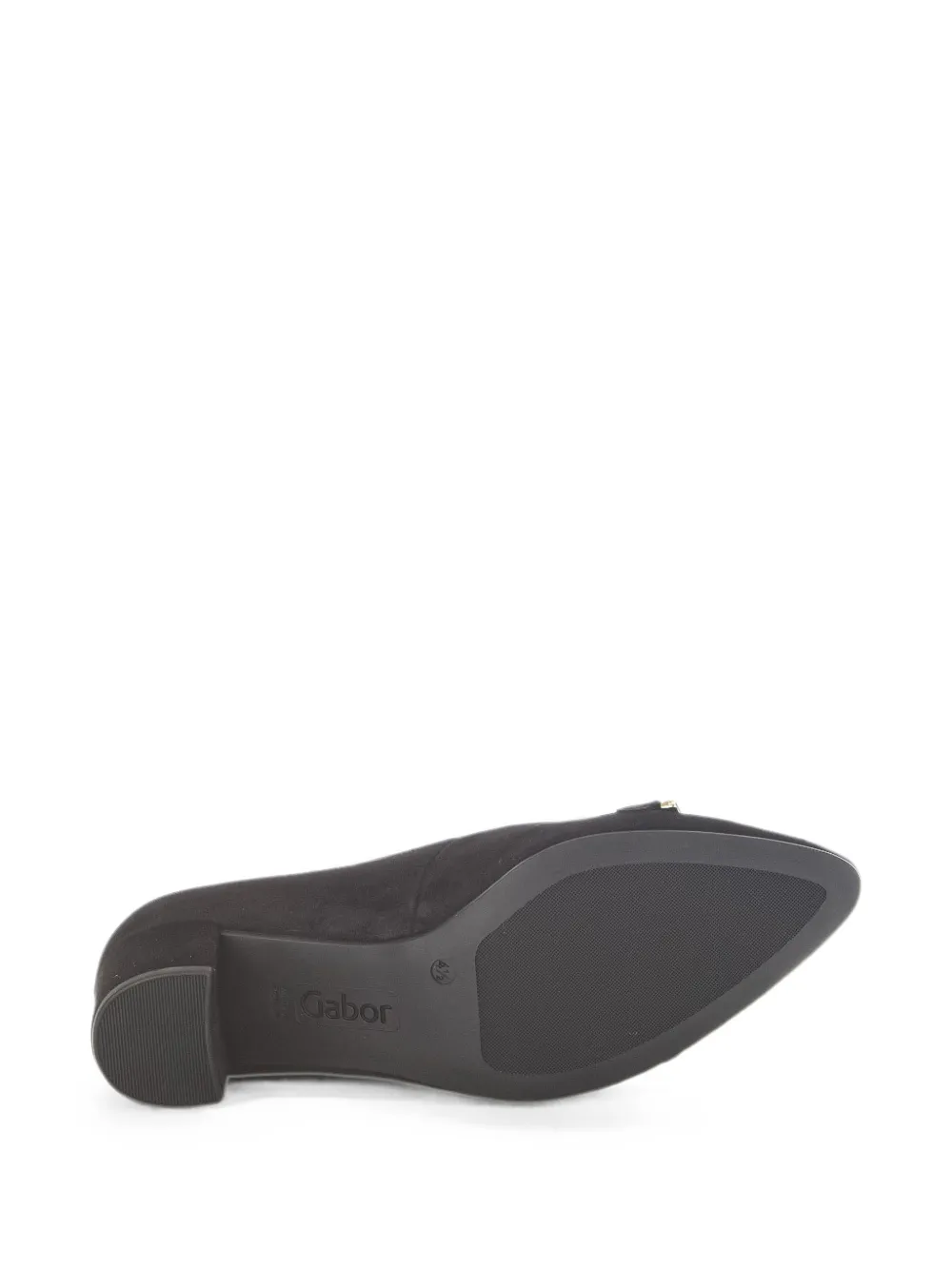 GABOR Pumps met blokhak en geknoopt detail Zwart