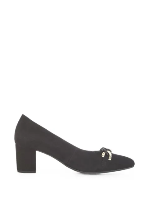 GABOR knot-detail block-heel pumps