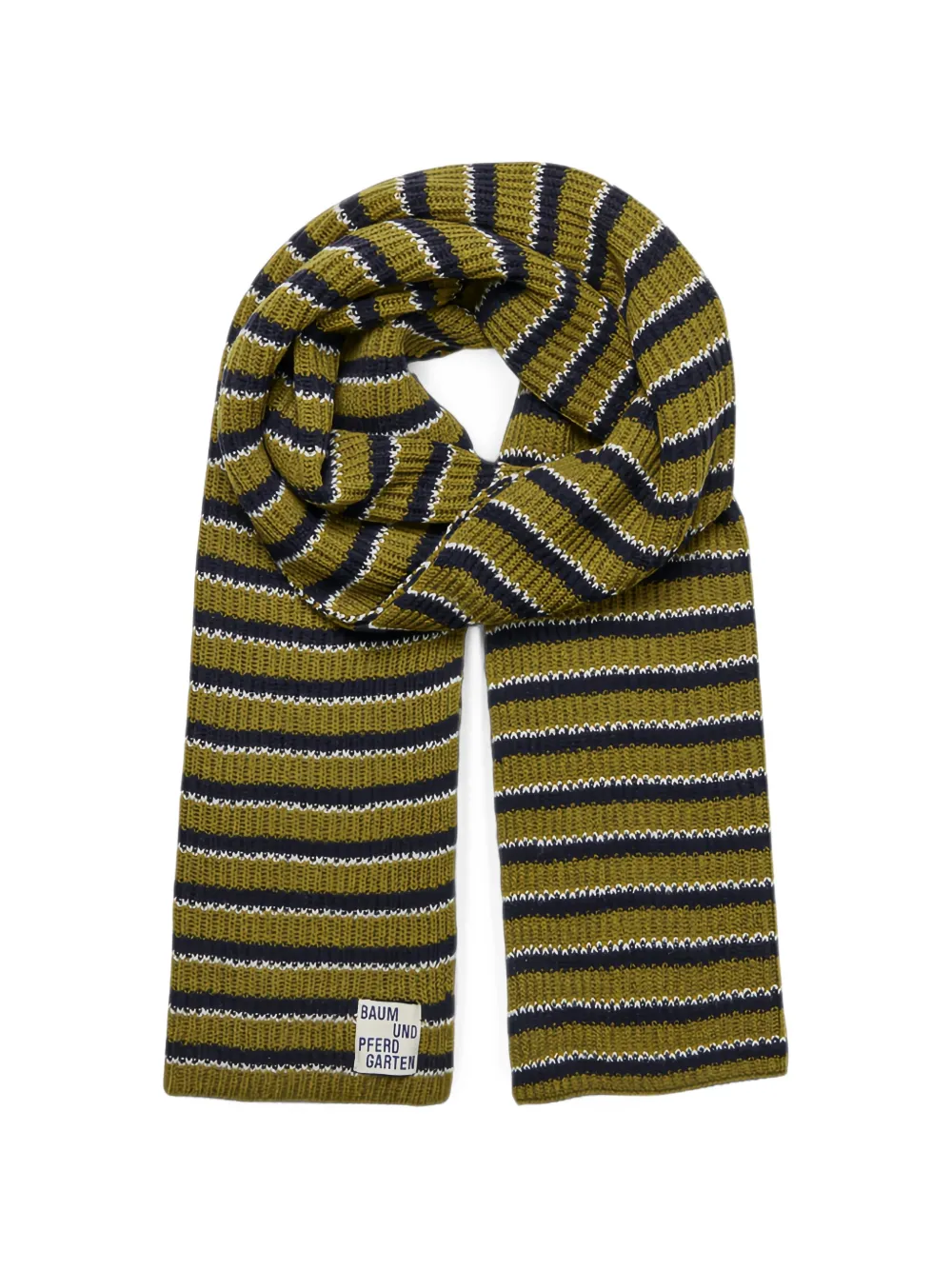 Baum Und Pferdgarten Leora striped scarf - Grün