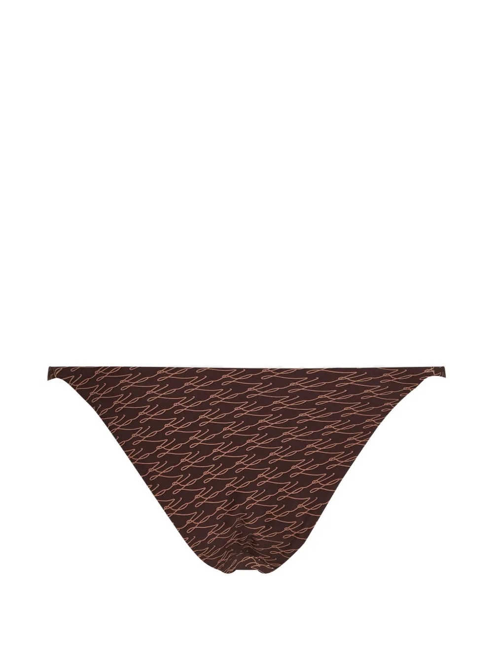Karl Lagerfeld Autograph Cheeky Tanga bikinislip Bruin