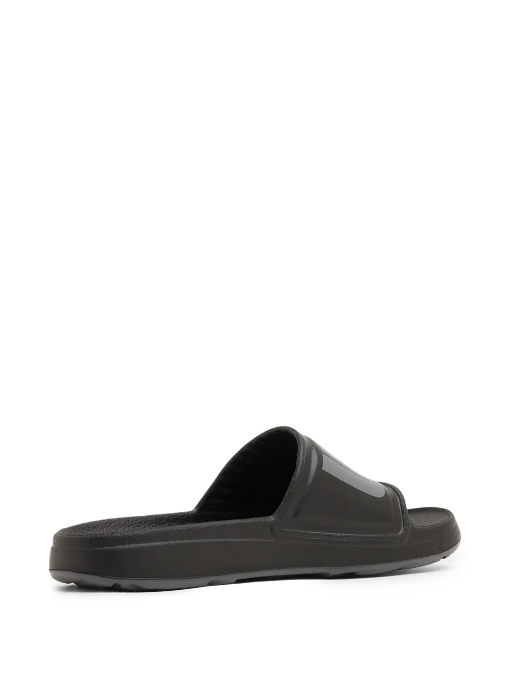 UGG Wilcox logo-print slides Zwart