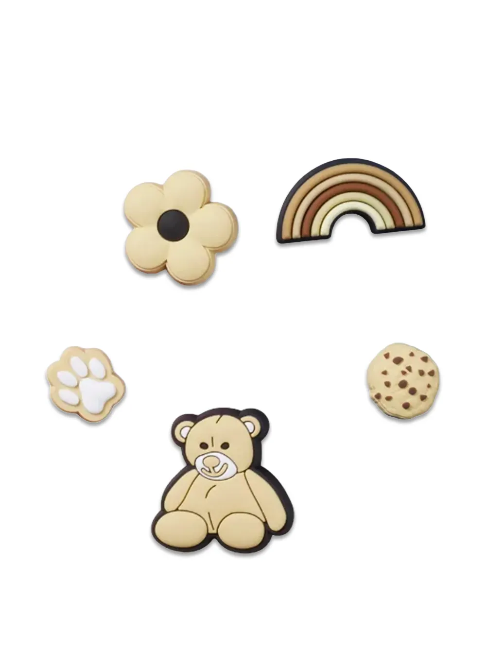 Crocs Jibbitz Shoe Charms In Neutrals