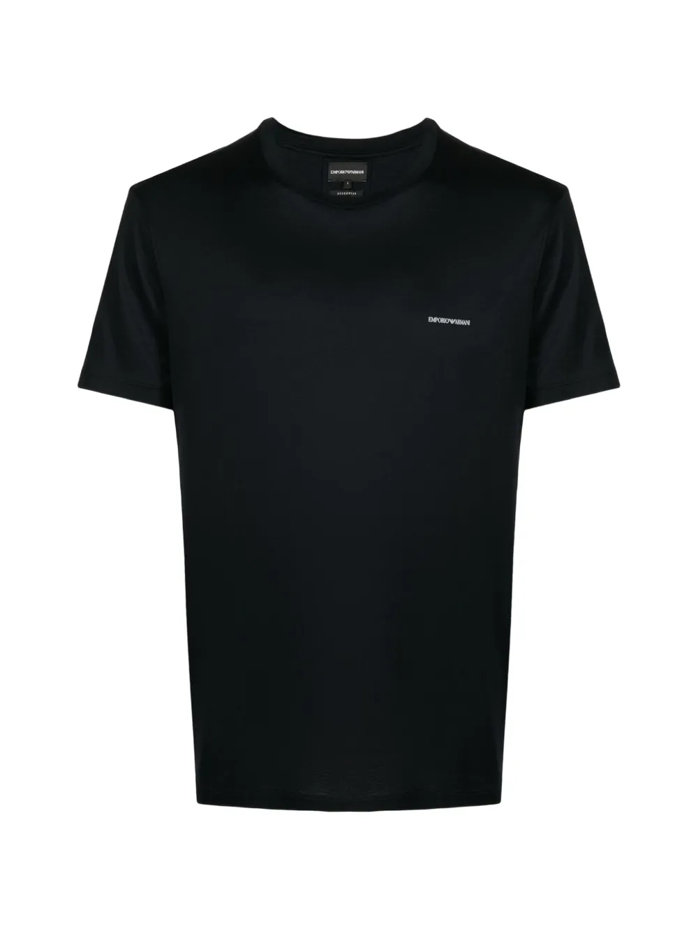 Emporio Armani logo-print short-sleeve T-shirt - Blu
