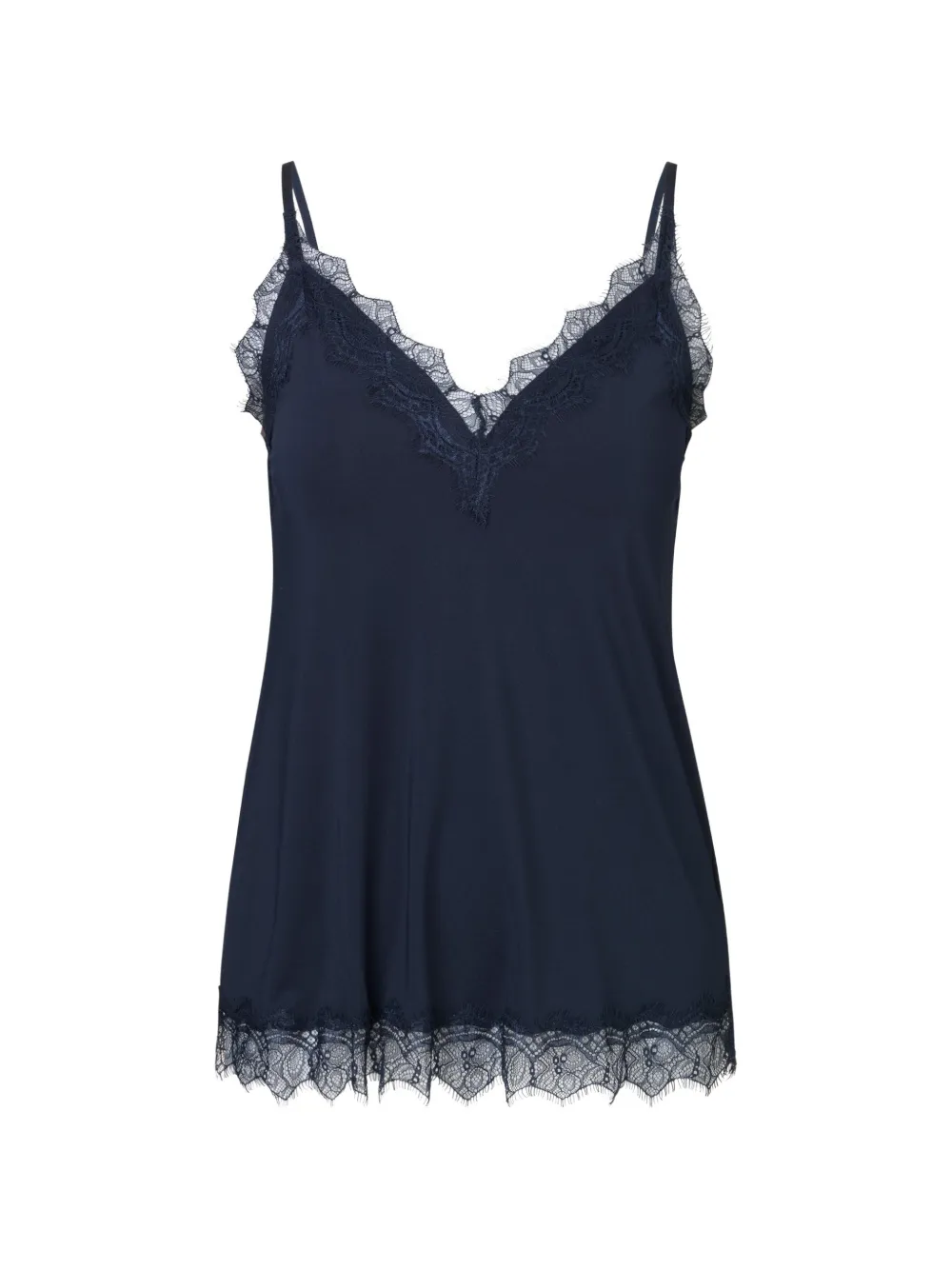 Rosemunde Billie lace-trim top - Blu