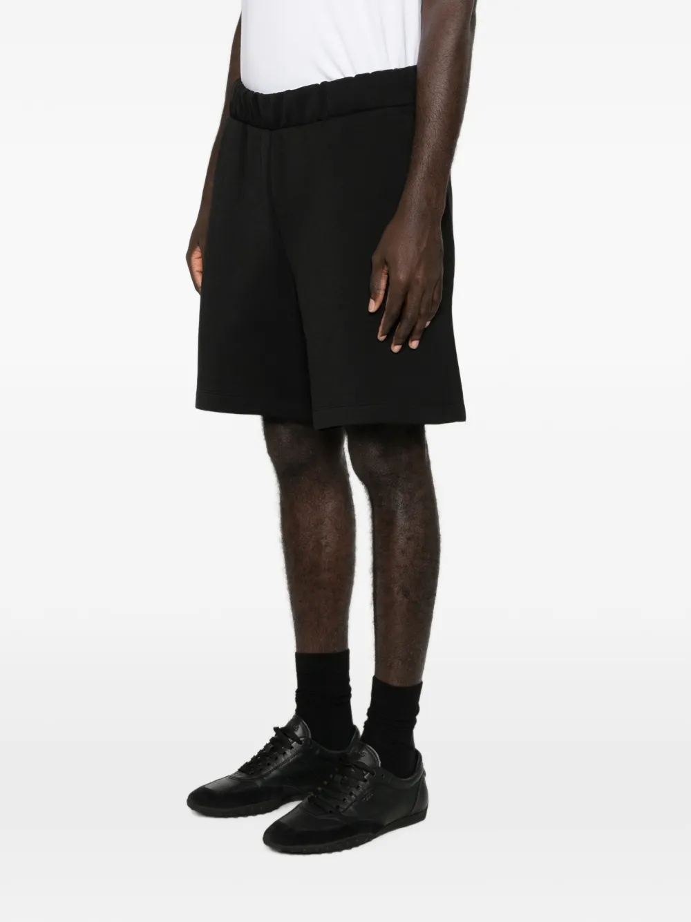 Calvin Klein Shorts met logoprint Zwart