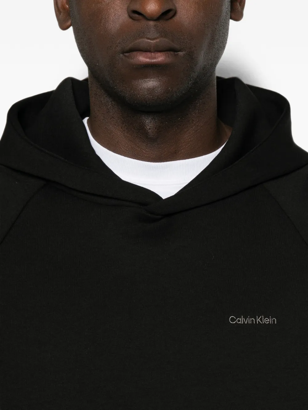 Calvin Klein Hoodie met logoprint Zwart