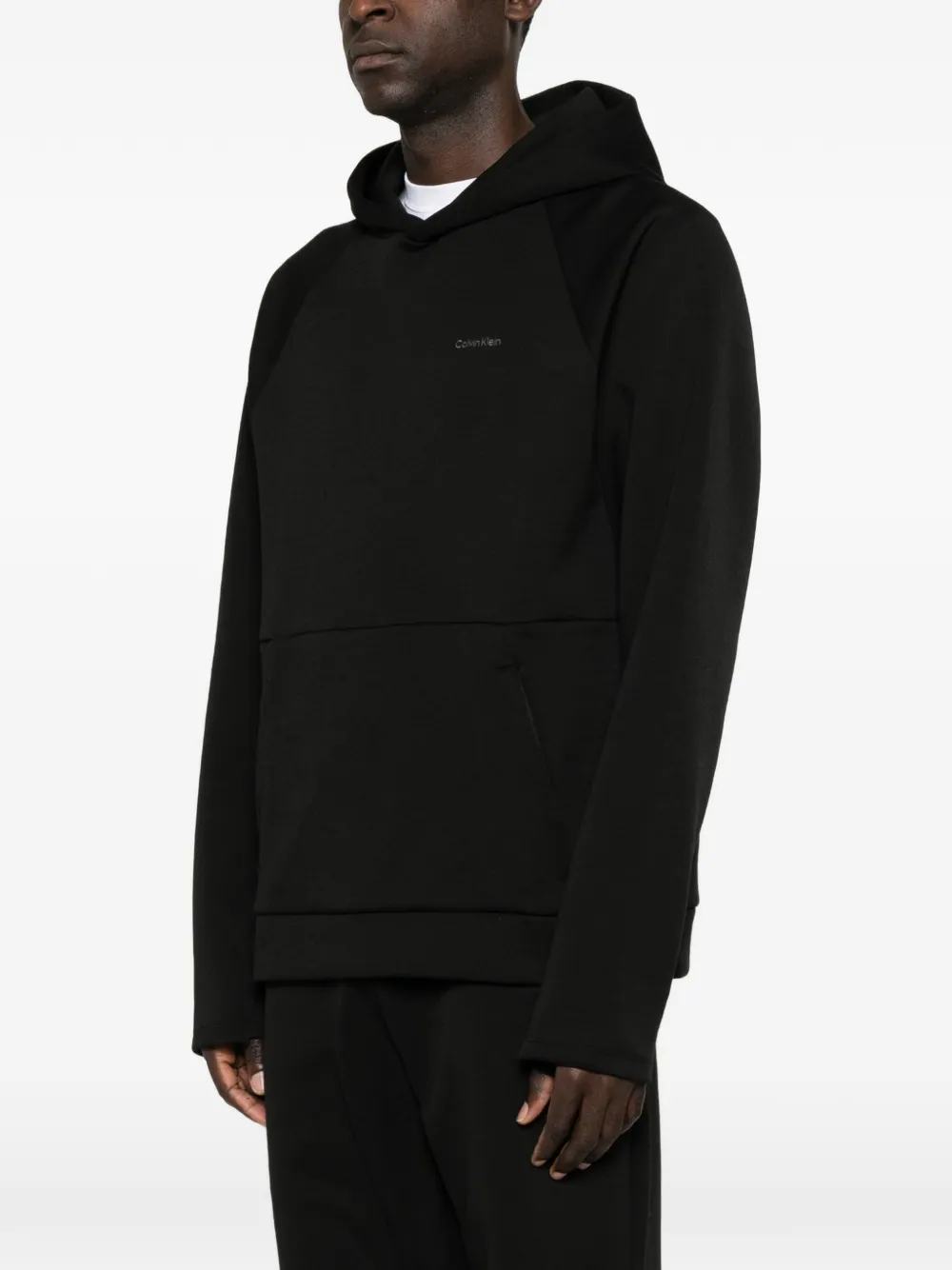 Calvin Klein Hoodie met logoprint Zwart