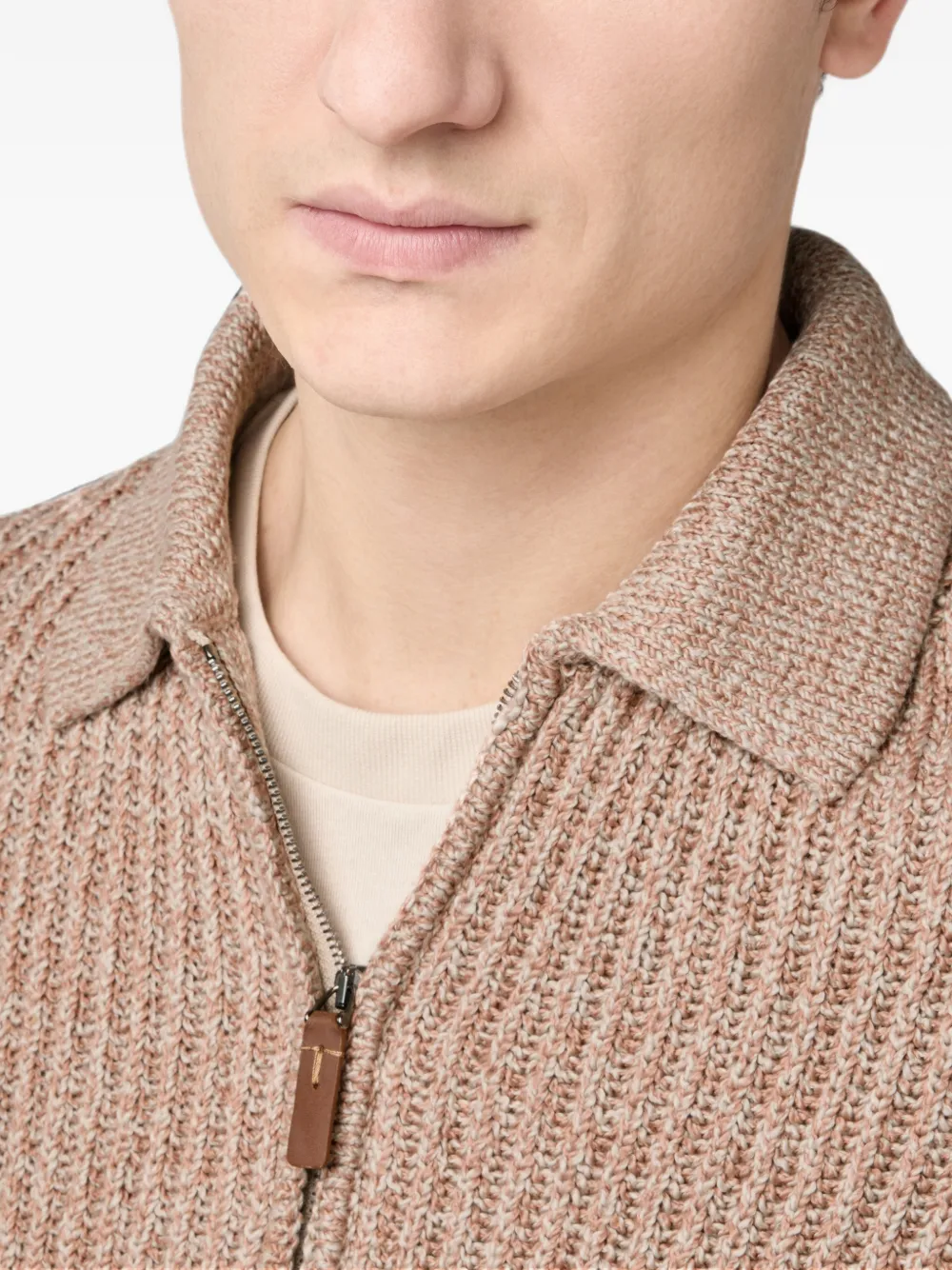 Tod's Vest van mouliné katoen Beige