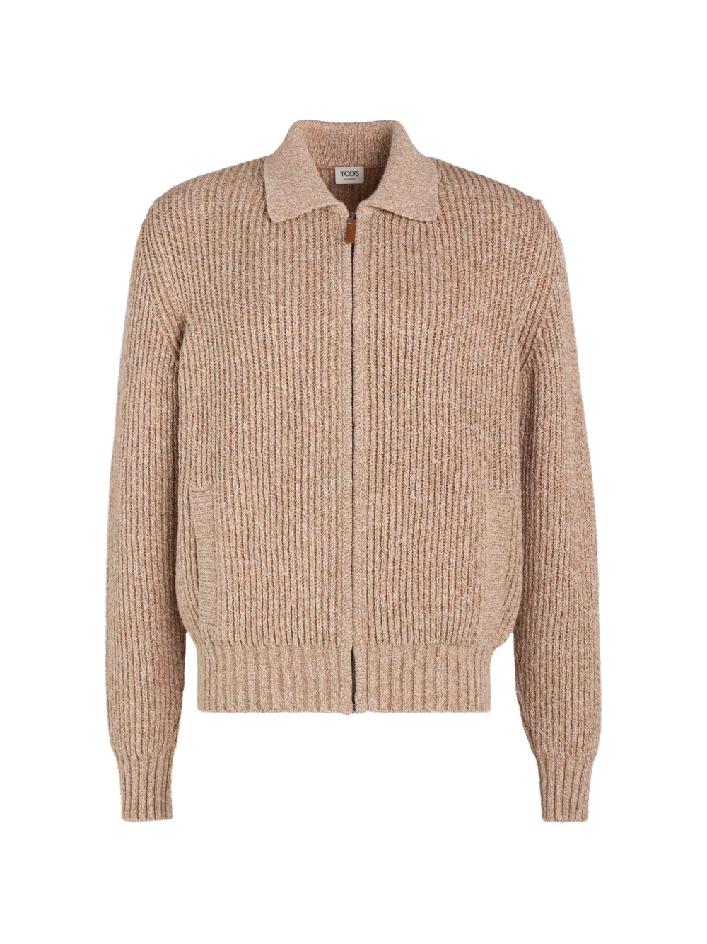 Tod's Vest van mouliné katoen Beige