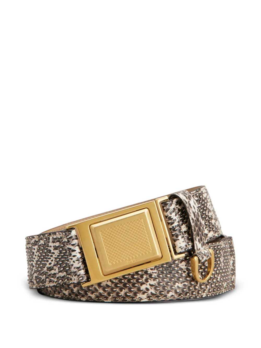 Tod's Riem van reptielleer Grijs