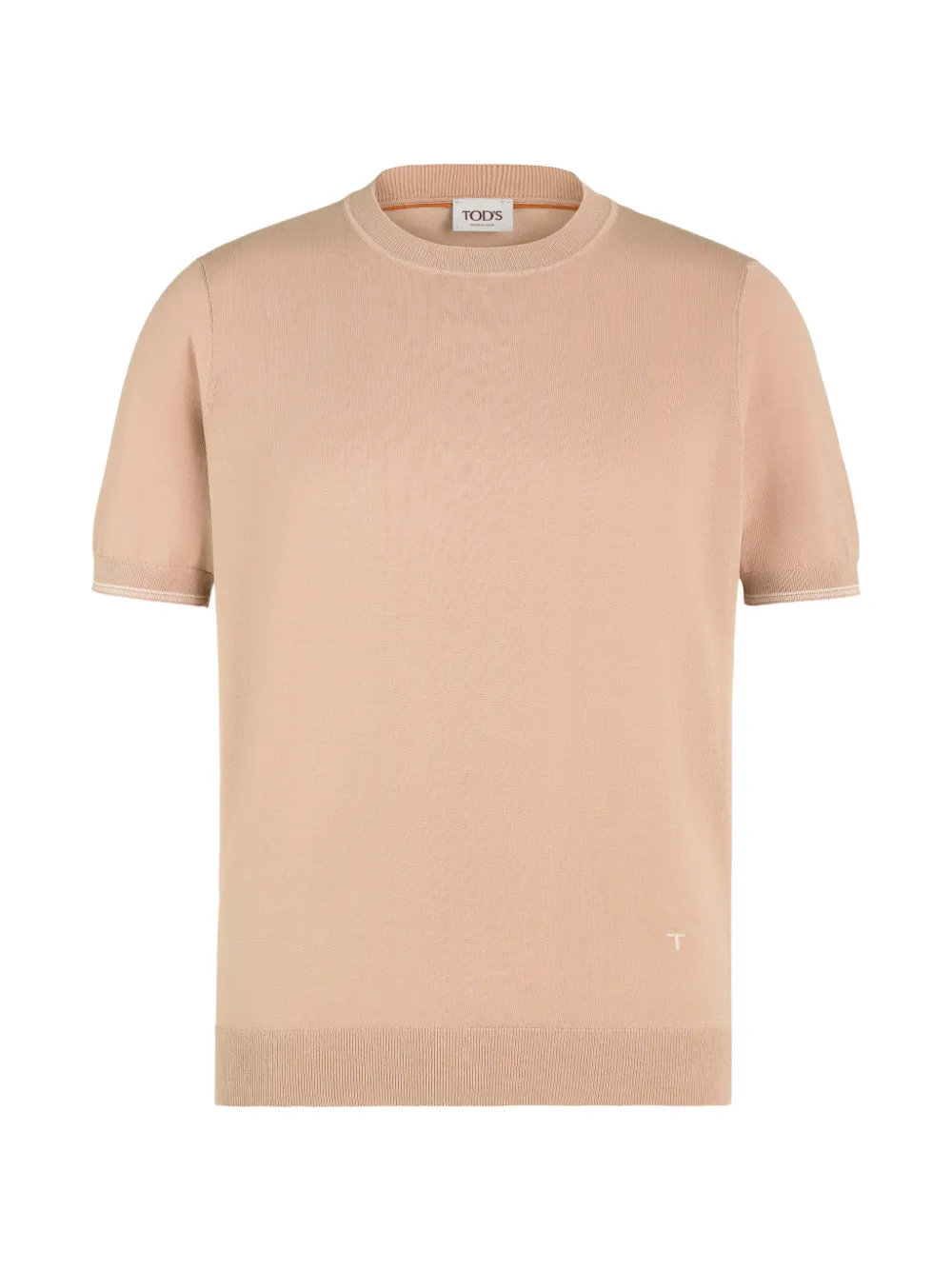 Tod's T-shirt in cotton knit - Toni neutri