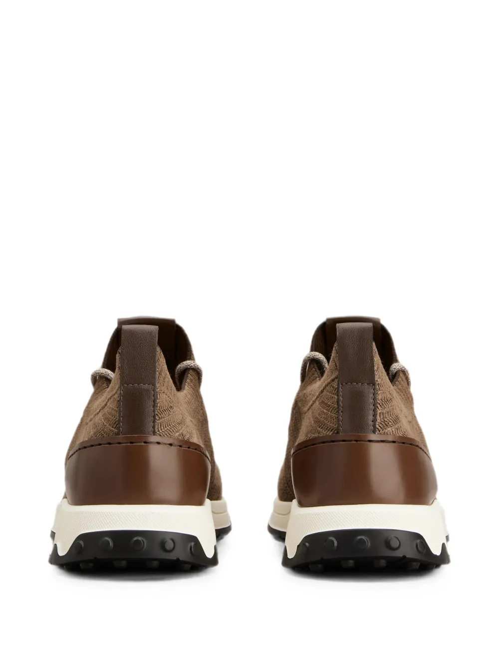 Tod's Soksneakers van technische stof en leer Bruin