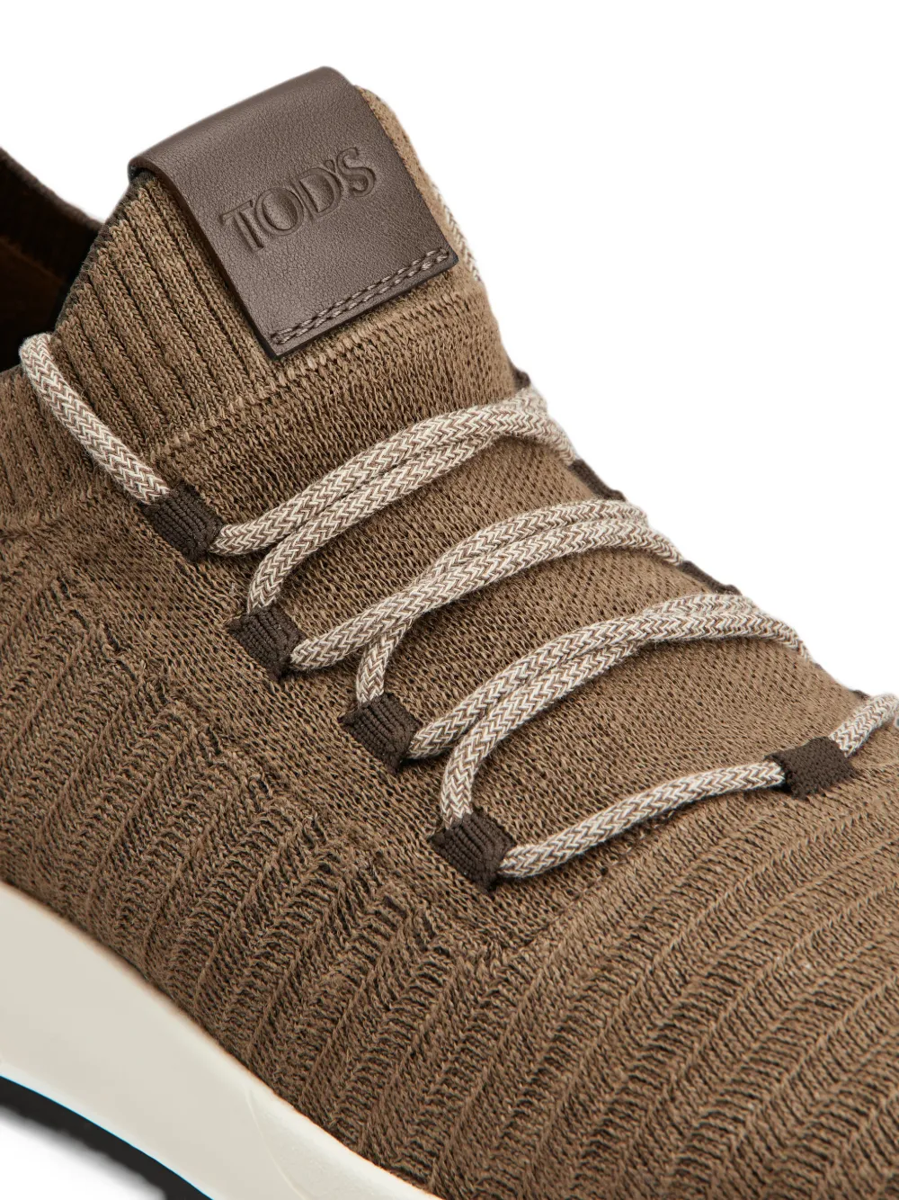 Tod's Soksneakers van technische stof en leer Bruin