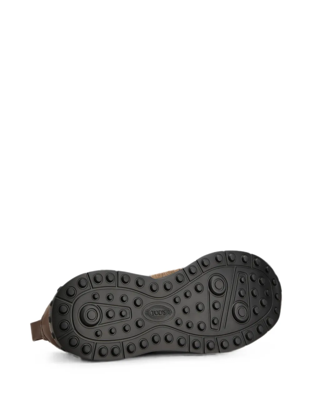 Tod's Soksneakers van technische stof en leer Bruin