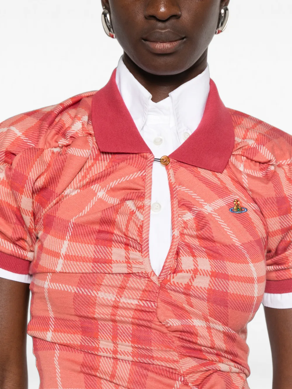 Vivienne Westwood Pullong asymmetrische jurk Rood