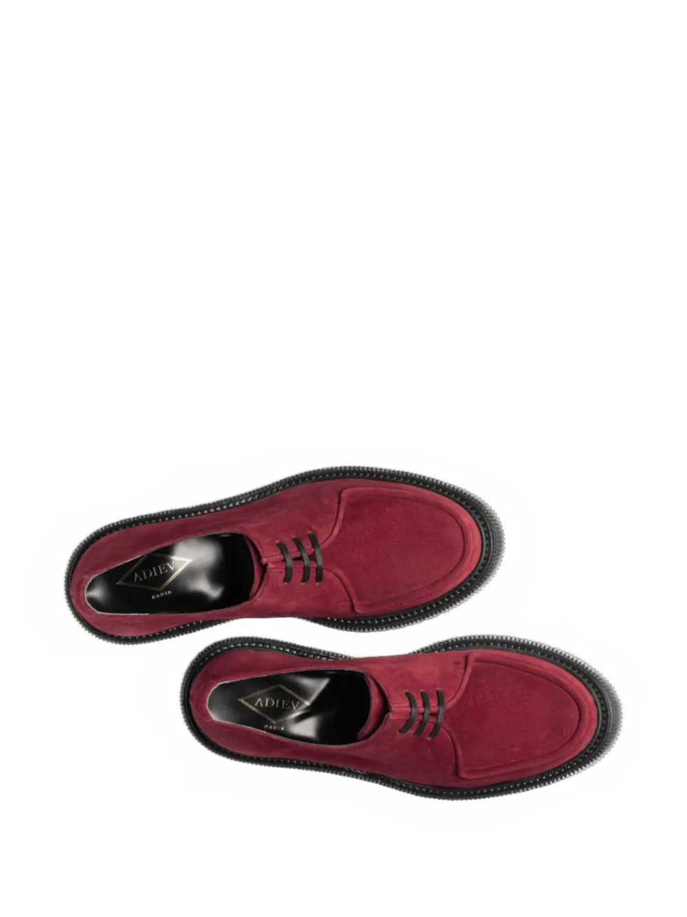 Adieu Paris Type 124 suède veterschoenen Rood