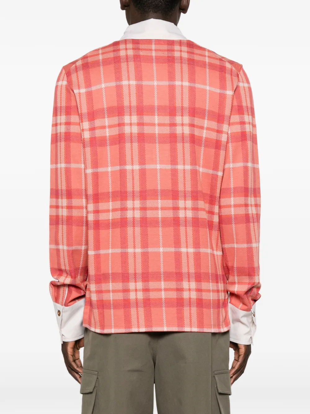 Vivienne Westwood Geruit poloshirt Rood